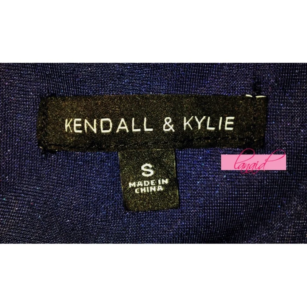 KENDALL & KYLIE Crushed Velvet Keyhole Bodycon S - Picture 5 of 6